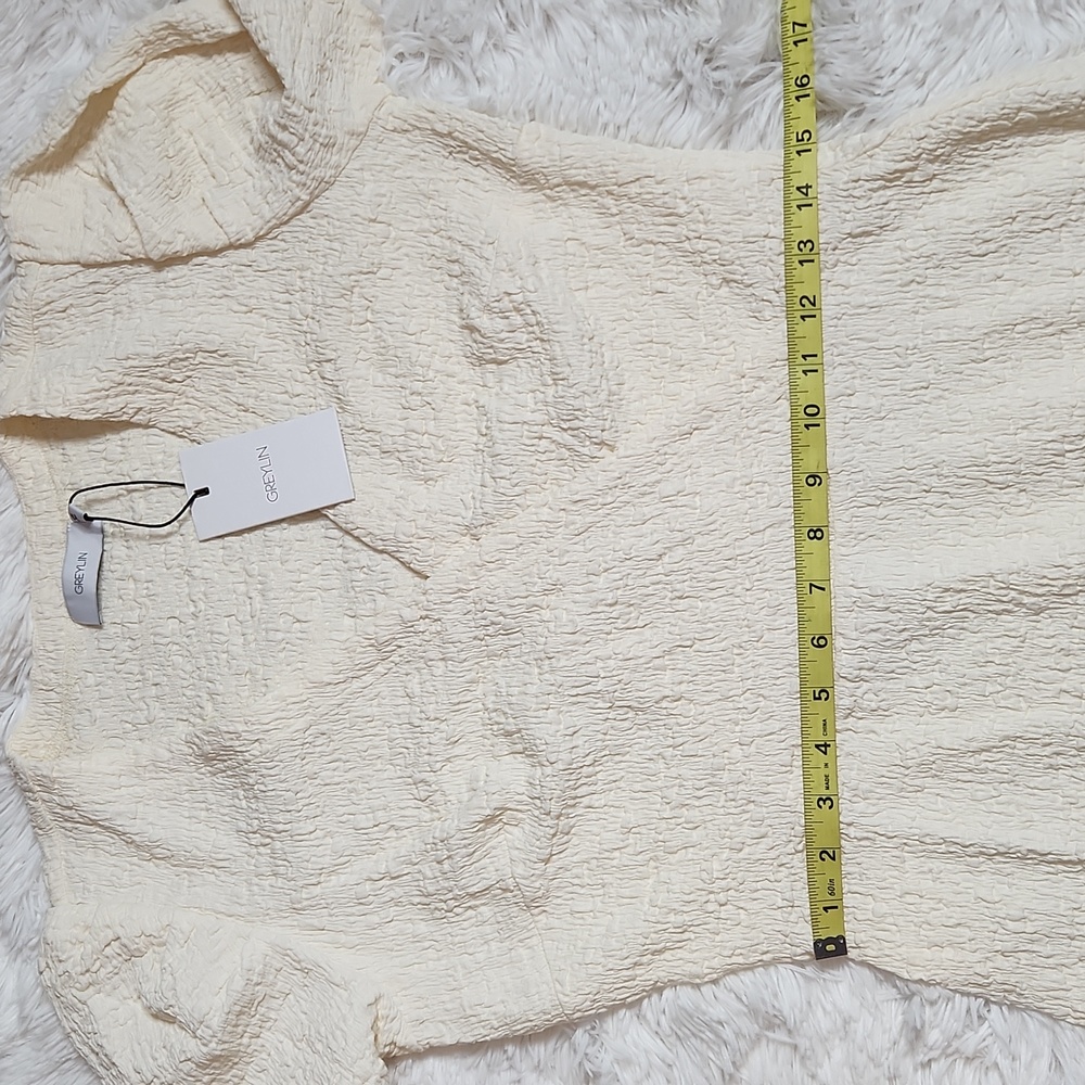 Greylin Lulu Popcorn Knit Modest Minimalist Dress - Picture 12 of 12